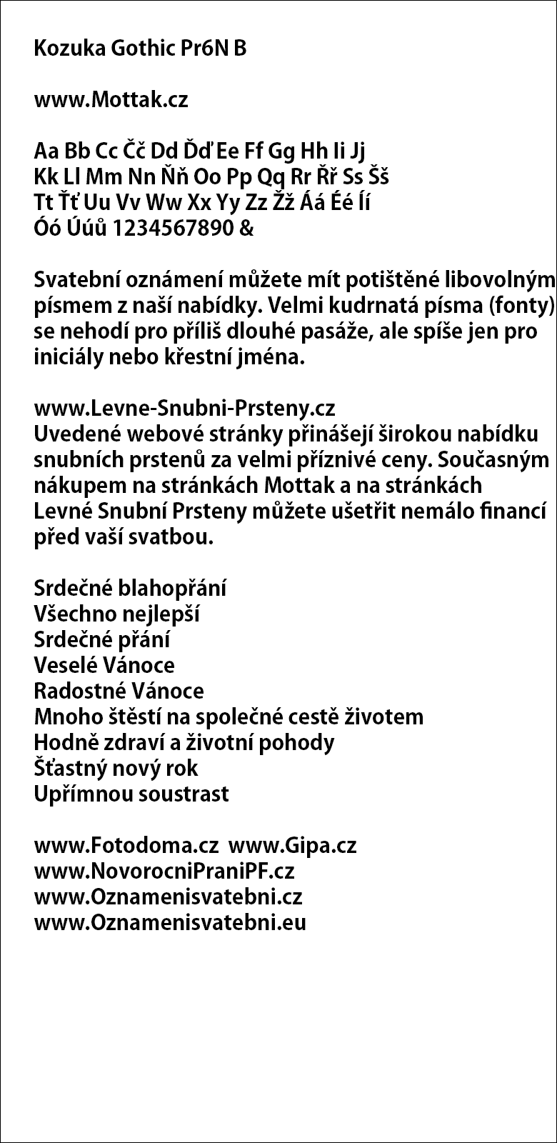 Kozuka Gothic Pr6N B