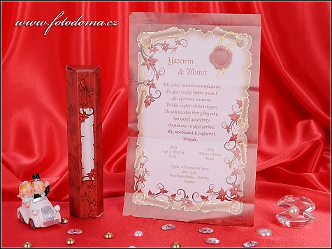 Svatební oznámení 3265.