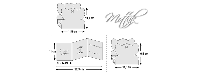 Rozměry svatebního oznámení