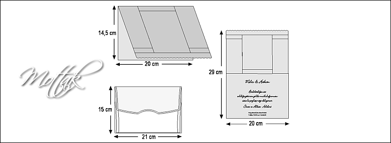 Rozměry svatebního oznámení
