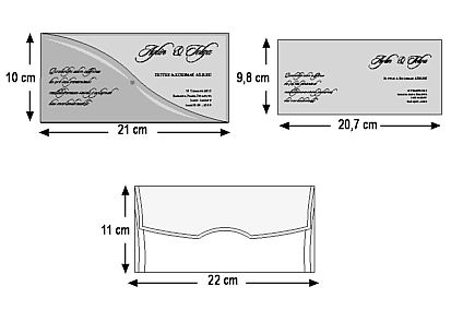 Rozměry svatebního oznámení