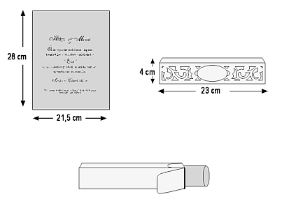 Rozměry svatebního oznámení